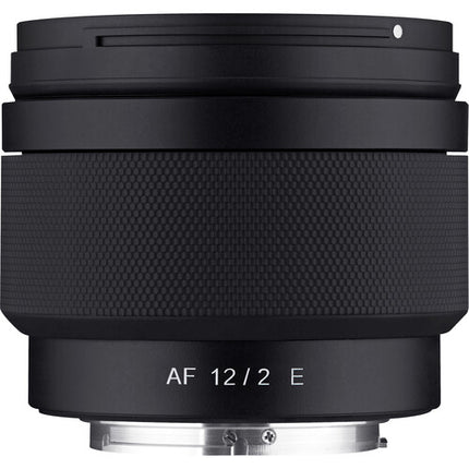 Samyang 12mm f2.0 objetivo angular ultra gran angular para Sony E-Mount con motor STM y enfoque mínimo de 7.48 pulgadas
