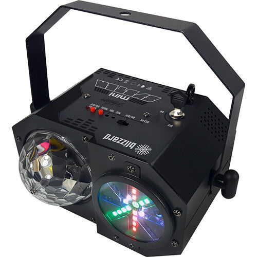 Blizzard minisystem Luz para fiesta 4 en 1 RGBW LED Beam y láser con control remoto IR