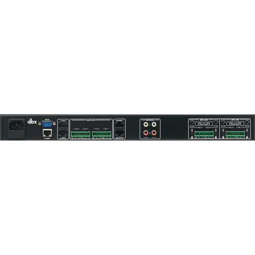 dbx ZonePRO 641m Procesador de Zona Digital 4 Salidas Mono Independientes 4 Entradas Micrófono Balanceadas