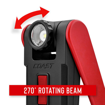 COAST PM200 Luz de Trabajo Dual 500 Lúmenes Rotación 180° IP54