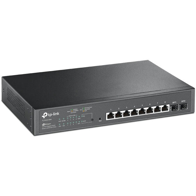 TP-Link Jetstream TL-SG2210MP Switch Gestionado 8 Puertos PoE+ 2 SFP 150W Rackmount