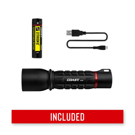 COAST XP9R Linterna Recargable Dual Power 1000 Lúmenes 5.1 Pulgadas