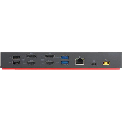 Lenovo ThinkPad Dock híbrido USB tipo C para portátiles con soporte 2x 4K y adaptador USB tipo A
