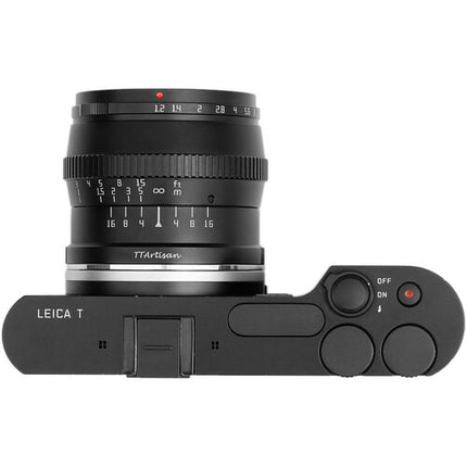 TTArtisan 50mm f/1.2 Lente para Leica L Montura L Manual 10 Lâminas