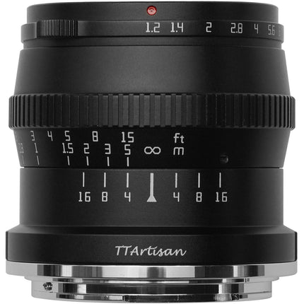 TTArtisan 50mm f/1.2 Lente para Nikon Z Z-Mount 75mm APS-C