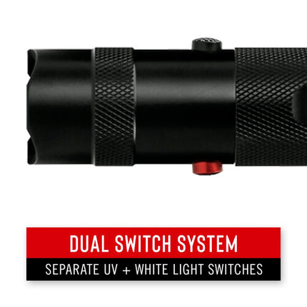 COAST PX20 Linterna LED con Foco Bull's-Eye 315 Lúmenes Luz Roja y Blanca