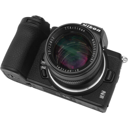 TTArtisan 50mm f/1.2 Lente para Nikon Z Z-Mount 75mm APS-C