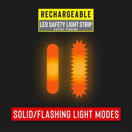 COAST SA300 Brazalete de Seguridad LED Alta Visibilidad Luz Naranja Recargable 12 Horas