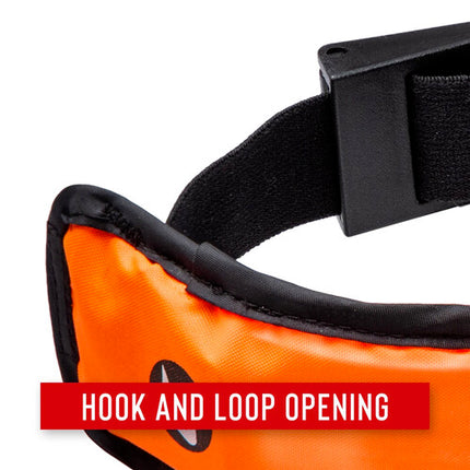 COAST SA300 Brazalete de Seguridad LED Alta Visibilidad Luz Naranja Recargable 12 Horas