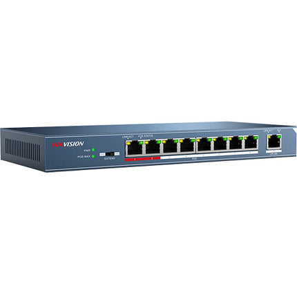 Hikvision DS-3E1309P-EI Switch PoE inteligente 8 Puertos 10Mb s
