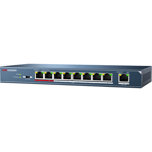 Hikvision DS-3E1309P-EI Switch PoE inteligente 8 Puertos 10Mb s