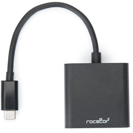 Rocstor Adaptador USB Type-C a VGA 6" Resolución 1920x1200 Negro
