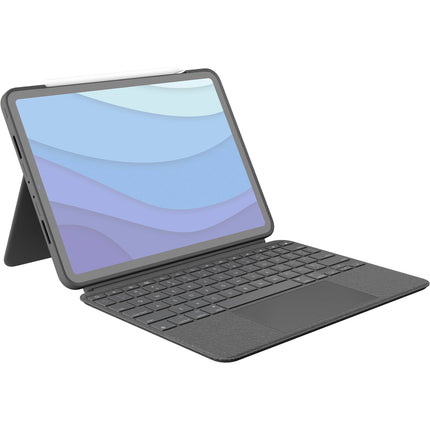 Logitech Combo Touch Funda Teclado Retroiluminado para iPad Pro 11" 1-4 Gen con Touchpad y Teclas atajo iOS