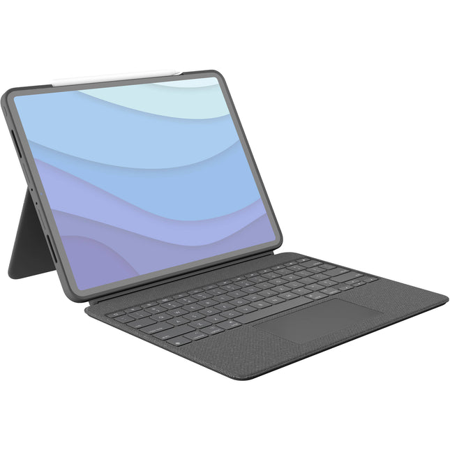 Logitech Combo Touch Funda con Teclado Retroiluminado para iPad Pro 12.9" 5ª y 6ª Gen Gris Oxford