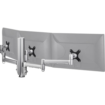 Atdec AWMS-3-13714 Soporte para Tres Monitores 24" Plata con Gestión de Cables