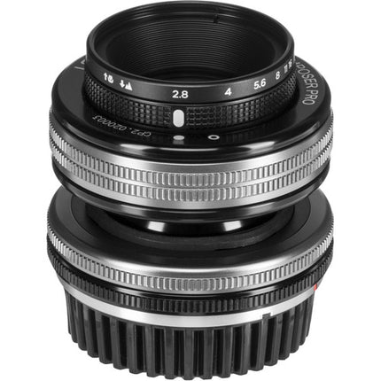 Lensbaby Composer Pro II con óptica Sweet 80 para Micro Cuatro Tercios f2.8-22 y enfoque 1.8 ft