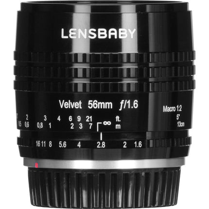 Lensbaby Velvet 56mm f1.6 para Nikon F con enfoque manual y efecto suave