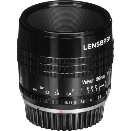 Lensbaby Velvet 56mm f1.6 para Nikon F con enfoque manual y efecto suave