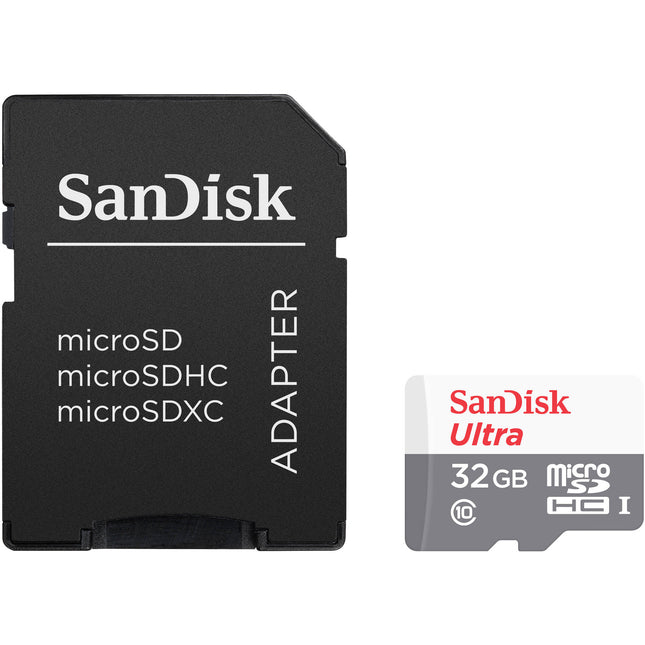 SanDisk 32GB Ultra microSDHC UHS-I Clase 10 100 MB/s con adaptador SD