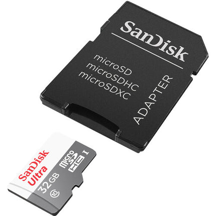 SanDisk 32GB Ultra UHS-I microSDHC 10-Pack con Adaptador SD y Lector USB 2.0 4 en 1