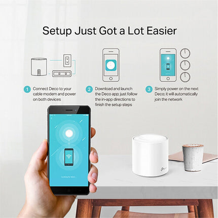 TP-Link Deco X20 AX1800 Módulo Wi-Fi Mesh Dual Band 1775 Mb/s 2000 pies²