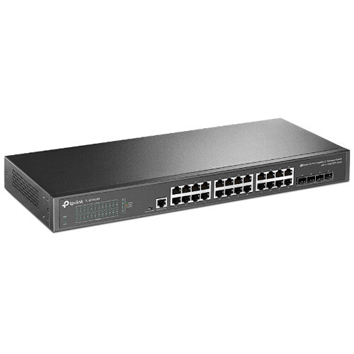 TP-Link JetStream Switch Gestionado L2+ 24 Puertos Gigabit 4 SFP+ 128 Gb/s