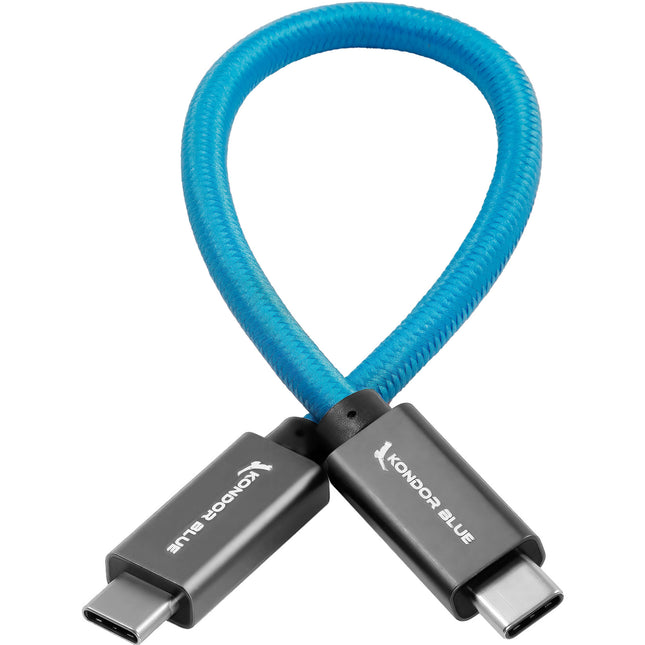 Kondor Blue Cable USB-C 3.1 Gen 2 8.5'' 10 Gb/s 100W Thunderbolt 3