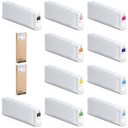 Epson UltraChrome PRO12 Juego Cartuchos de Tinta 700mL para Impresoras Gran Formato SureColor P7570 P9570