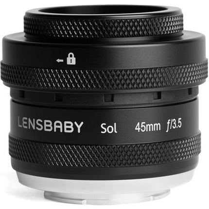Lensbaby Sol 45mm f/3.5 Objetivo para Canon RF con enfoque manual y apertura fija f/3.5