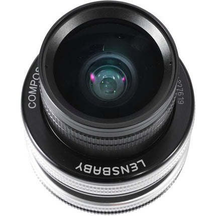 Lensbaby Composer Pro II con óptica Edge 35 para Canon RF con apertura f 3.5 a f 22 y enfoque mínimo 7"