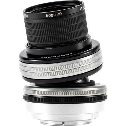 Lensbaby Composer Pro II con óptica Edge 80 para Canon RF f2.8-22 cuerpo metálico