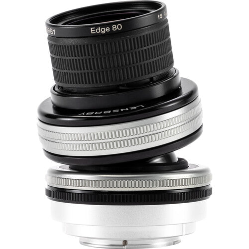 Lensbaby Composer Pro II con óptica Edge 80 para Canon RF f2.8-22 cuerpo metálico
