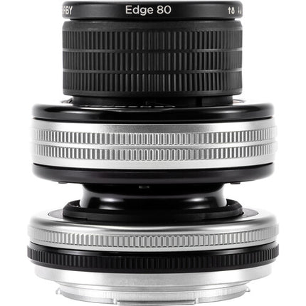 Lensbaby Composer Pro II con óptica Edge 80 para Canon RF f2.8-22 cuerpo metálico