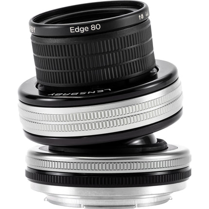 Lensbaby Composer Pro II con óptica Edge 80 para Canon RF f2.8-22 cuerpo metálico