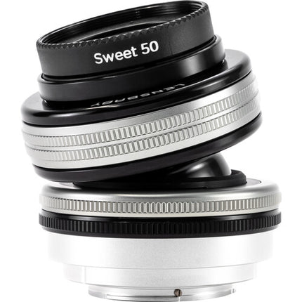 Lensbaby Composer Pro II con Sweet 50 Óptica para Fuji X Montura Fuji APS-C f2.5 a f22