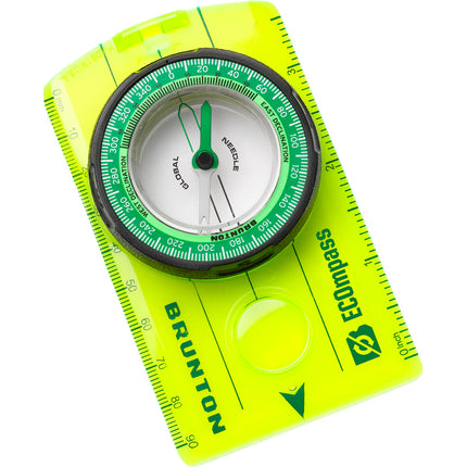 Brunton 8010 Eco Brújula con Aguja Global 20° y Regla Integrada