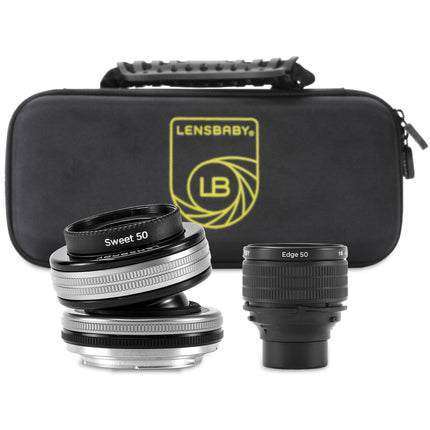 Lensbaby Optic Swap Intro Colección para Sony E con Composer Pro II y Sweet 50 Optic