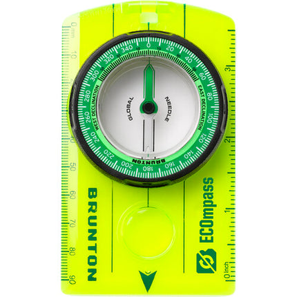 Brunton 8010 Eco Brújula con Aguja Global 20° y Regla Integrada