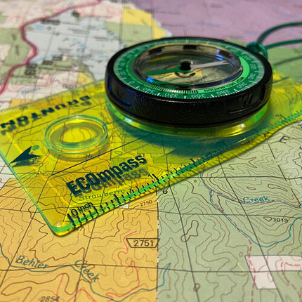 Brunton 8010 Eco Brújula con Aguja Global 20° y Regla Integrada