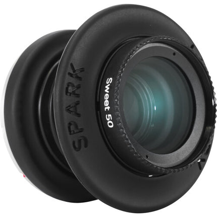 Lensbaby Spark 2.0 con óptica Sweet 50 para Canon RF lente con apertura f/2.5 a f/22 y enfoque mínimo 1.1 ft