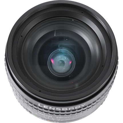 Lensbaby Velvet 28mm f/2.5 Lente X-Mount APS-C con Foco Manual y Difragma 12 Hojas