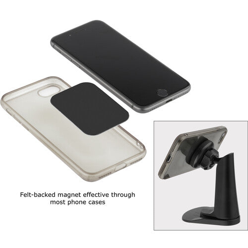 Magnus Kit de Placas Metálicas para Montajes Magnéticos con 2 Adhesivos Transparentes