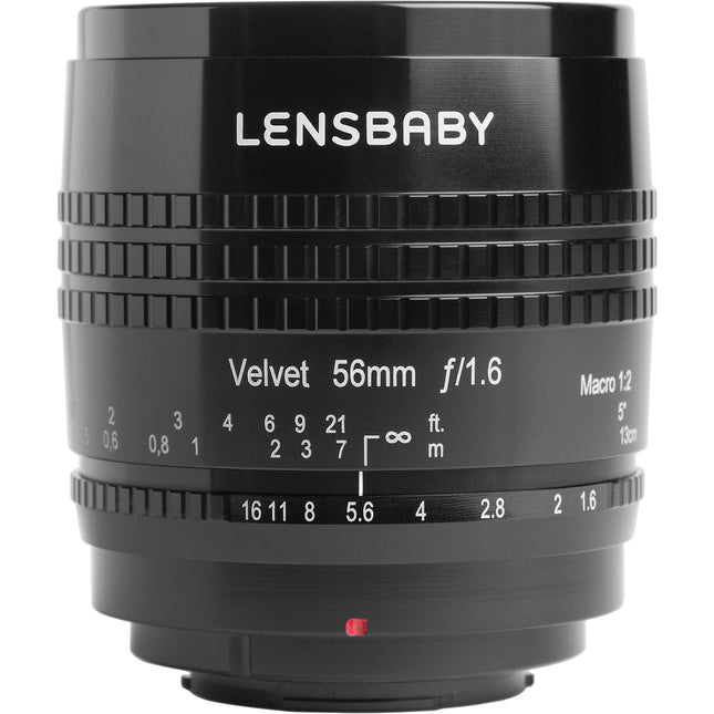 Lensbaby Velvet 56mm f/1.6 para FUJIFILM X Lente manual 62mm cámara APS-C