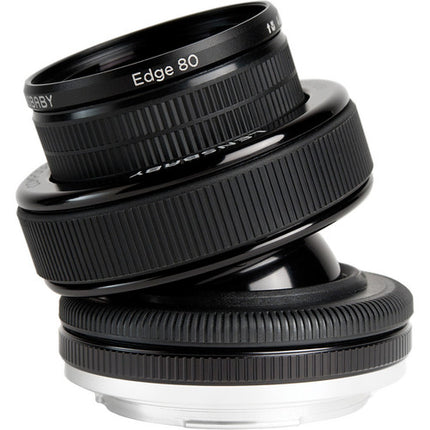 Lensbaby Edge 80 Optic 80mm f2.8-22 diafragma 12 palas ajustable