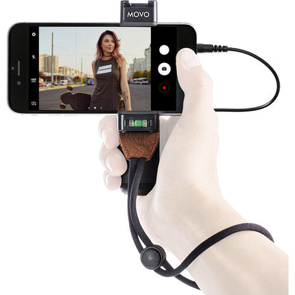 Movo Photo VXR10+ Rig de Video para Smartphones 2.2-3.6" con Trípode 16" y Micrófono Shotgun