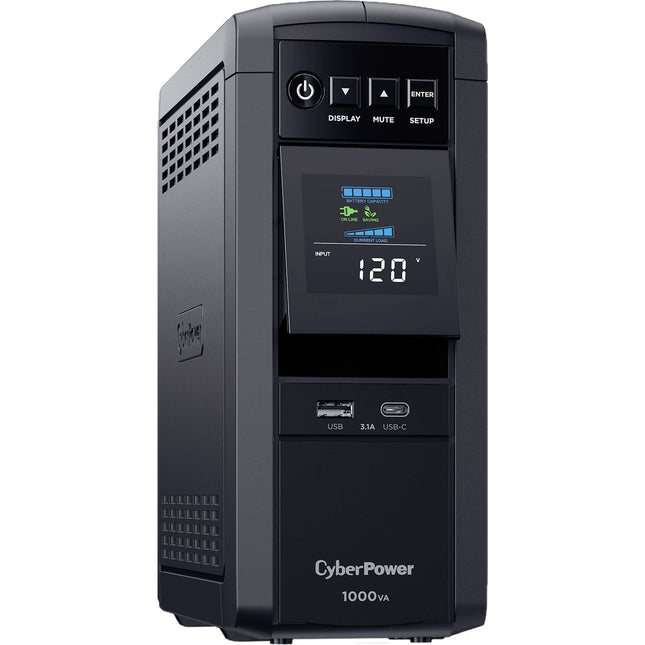CyberPower CP1000PFCLCD Sistema UPS onda sinusoidal pura 1000VA 600W 10 salidas USB
