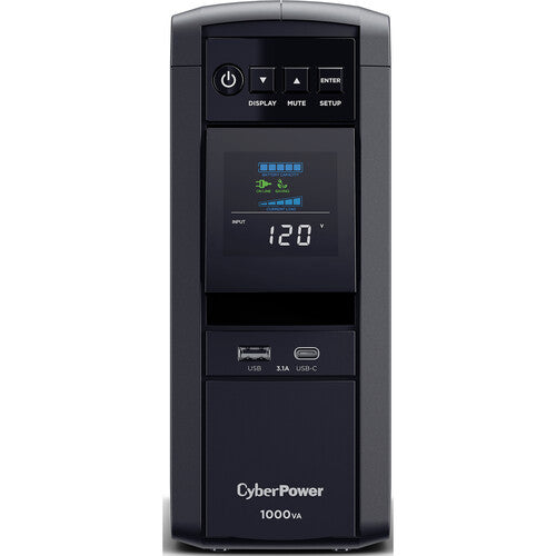 CyberPower CP1000PFCLCD Sistema UPS onda sinusoidal pura 1000VA 600W 10 salidas USB