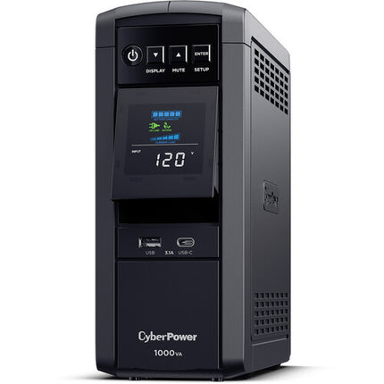 CyberPower CP1000PFCLCD Sistema UPS onda sinusoidal pura 1000VA 600W 10 salidas USB