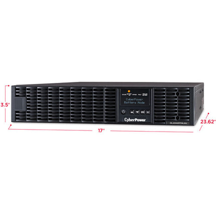 CyberPower Smart App Online OL2200RTXL2U UPS 2200VA 1800W con Protección de Datos