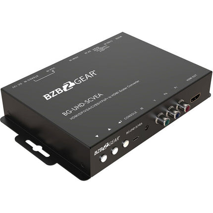 BZBGEAR Convertidor Escalador Multiformato 4K UHD HDMI con Audio 3.5mm y Salida 4K30 4:4:4
